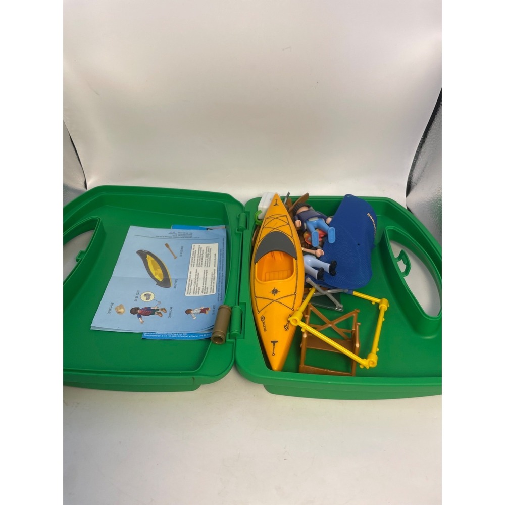 Vintage Playmobil Lot Rock Climbing River Raft Camping 3842 3776  2 People 90s